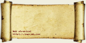 Žanka Michaud vizit kartica